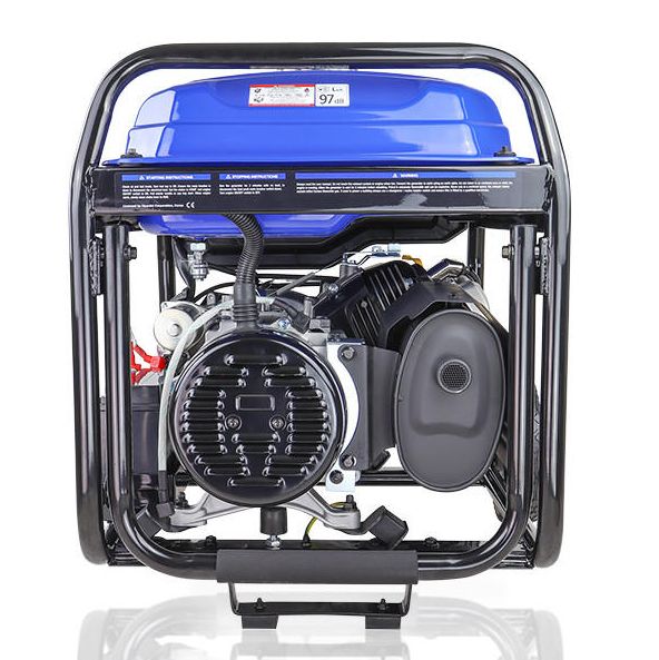 Hyundai 7kW / 8.75kVA Petrol Open Frame Site Generator / Electric Start / Wheel Kit Hyundai 7kW / 8.75kVA Petrol Open Frame Site Generator / Electric Start / Wheel Kit