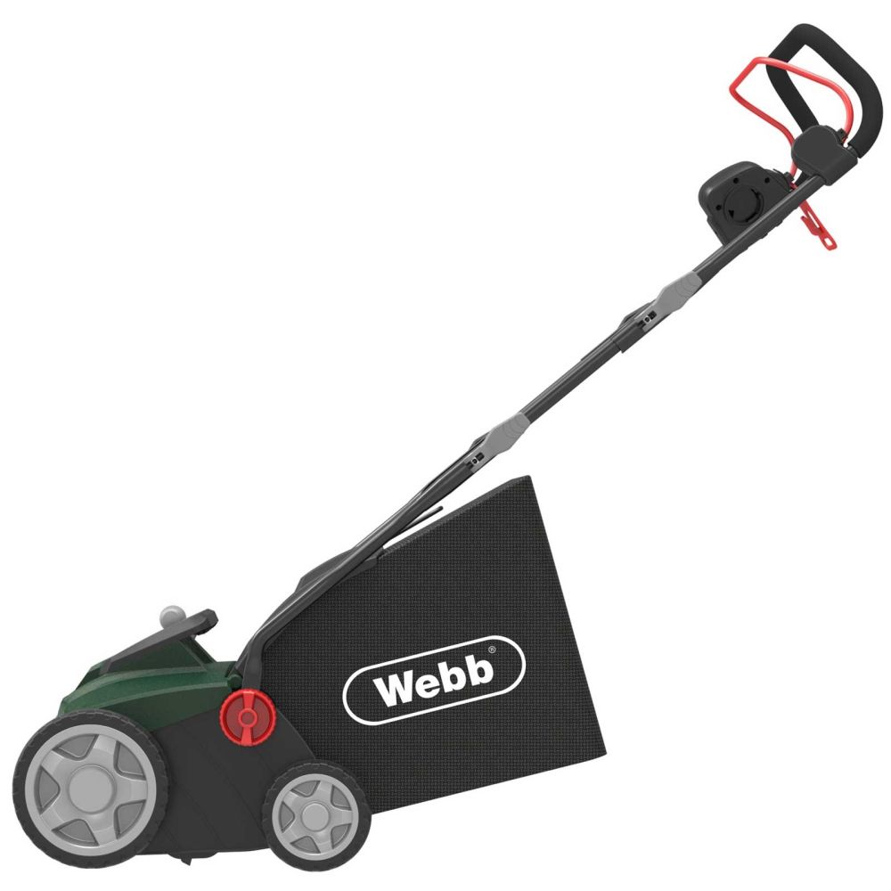 Webb 2 in 1 Electric Scarifier & Lawn Raker 36cm / 1500w + Free Lawn Seed Offer Webb 2 in 1 Electric Scarifier & Lawn Raker 36cm / 1500w + Free Lawn Seed Offer