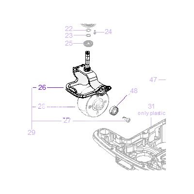 Ambrogio Fork 042Z13600C 042Z13600C_R (Forcella) Ambrogio Fork 042Z13600C 042Z13600C_R (Forcella)