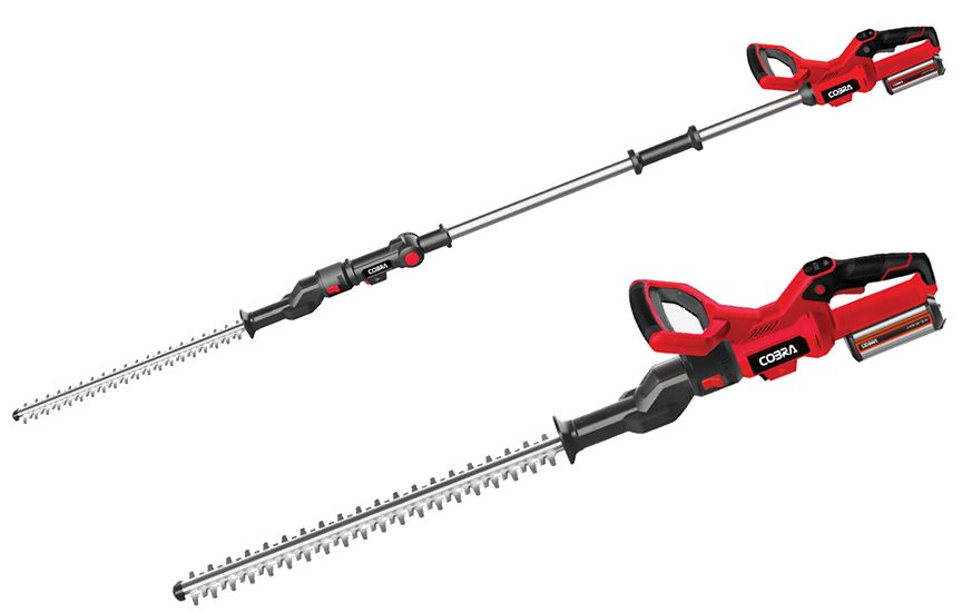 Cobra Cordless Long Reach Hedge Trimmer 24v 2-in-1 HT50LRH24V Cobra Cordless Long Reach Hedge Trimmer 24v 2-in-1 HT50LRH24V