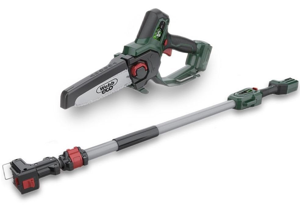 Webb Cordless Pruning Saw with Extension Pole 20v / 15cm (Tool Only) Webb Cordless Pruning Saw with Extension Pole 20v / 15cm (Tool Only)