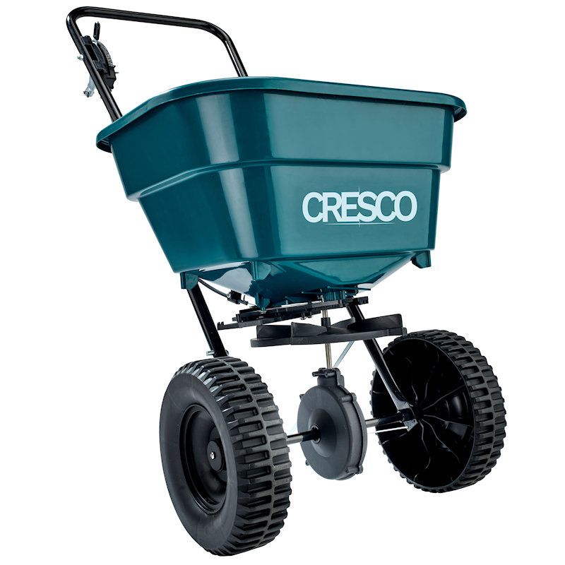 Cresco Castle Tools Home Owner Spreader with Wire Linkage 26kg CR008SW Cresco Castle Tools Home Owner Spreader with Wire Linkage 26kg CR008SW