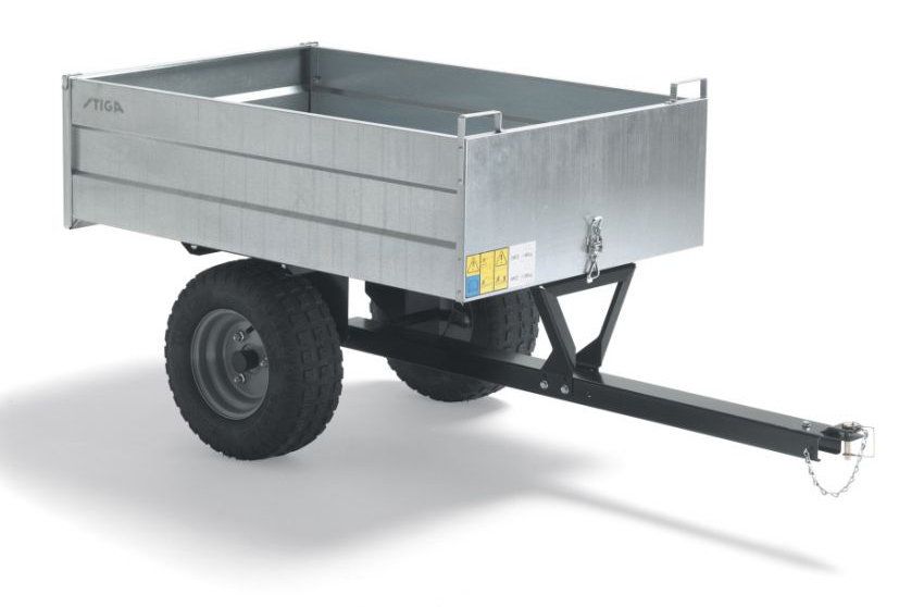 Stiga Galvanised Metal Cart Trailer for Ride-On Stiga Galvanised Metal Cart Trailer for Ride-On