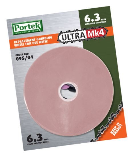 Portek 6.3mm Grinding Wheel for Portek Ultra Mk3 Mk4 Chainsaw Sharpeners Portek 6.3mm Grinding Wheel for Portek Ultra Mk3 Mk4 Chainsaw Sharpeners