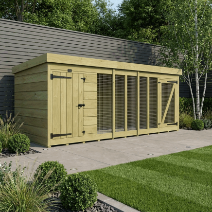 10 x 4 Dog Kennel And Run