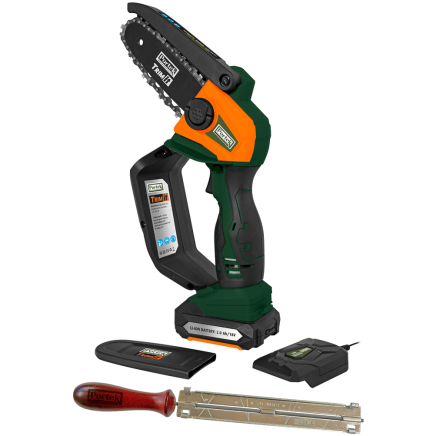 Portek Trim-iT Cordless Pruning Chainsaw Kit 18v / 120mm