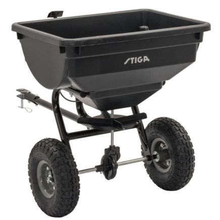 Stiga Universal Towed Seed / Fertiliser Broadcast Spreader 30L