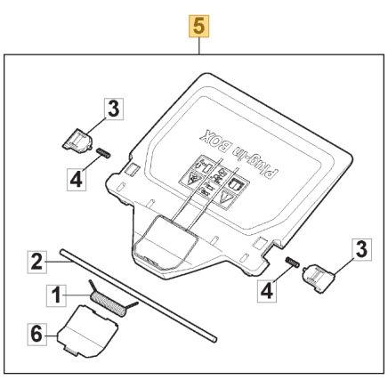 To Clear - Special Price - 381008155/1 REAR DEFLECTOR FLAP PANEL MP2