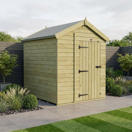 4 x 6 Apex Shed Single Door, No Windows