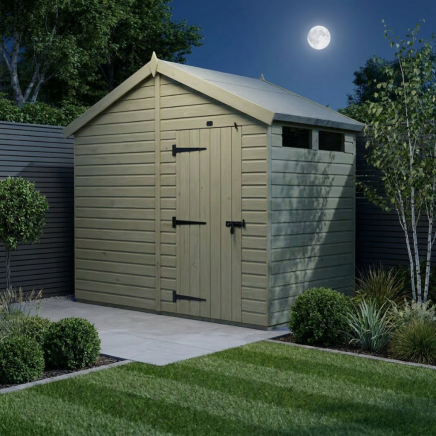 4 x 8  Apex Security Shed