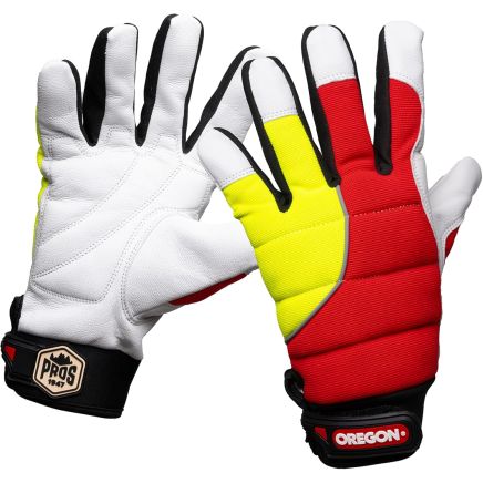 Oregon Protect Pro Gloves  Red/Yellow - Large 10