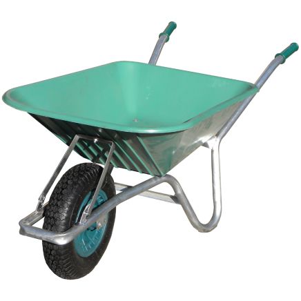 Polypropylene Barrow  Tyre 90L - Green
