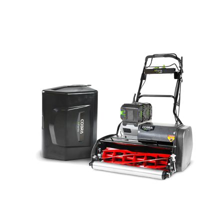 Cobra Fortis 25E Cordless Cylinder Mower 63cm KIT - 2x 10Ah Batteries & Quick Charger