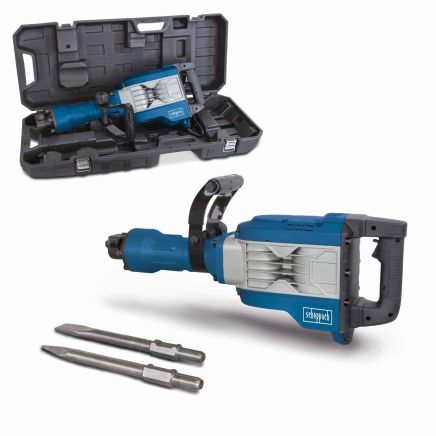 Scheppach AB1900 Demolition Hammer, 1900W, 30mm Hex Tool Holder, 60J Impact Energy