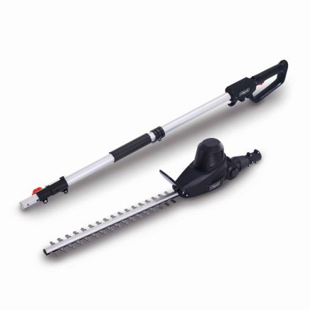 Scheppach ETHT500 Telescopic Hedge Trimmer, 500W, 2.16-2.9m Reach, 450mm Cutting Length