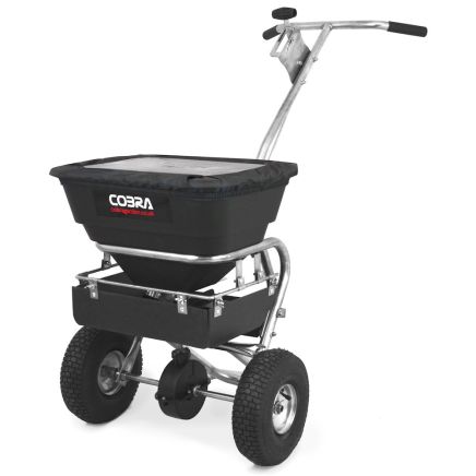 Cobra HS26S Stainless Steel Broadcast Spreader c/w Screen & Rain Cover 31kg / 26l