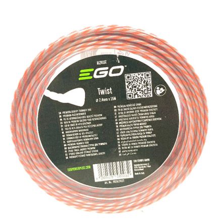 EGO AL2475T 75m x 2.4mm Twist Trimmer Line with Cutter