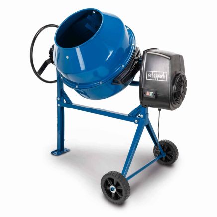 Scheppach MIX160 Cement Mixer, 650W, 160L Drum