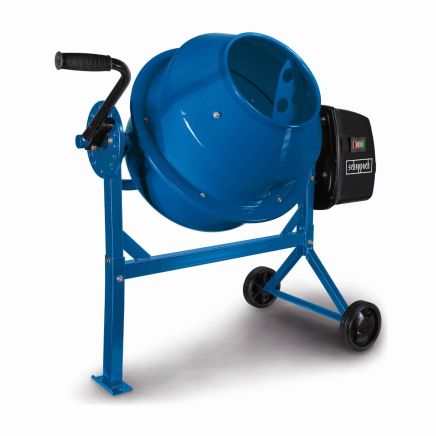Scheppach MIX65 Electric Cement Mixer, 220W, 63L Drum