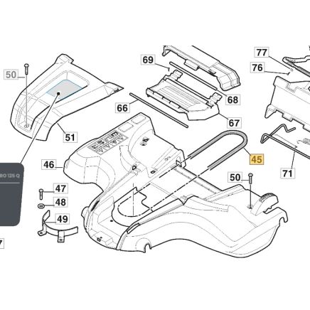 1134-9103-01 Stiga Deck Drive Belt [4WD PARK 125CD]