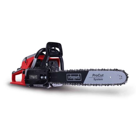 Scheppach PCS56 Chainsaw, 3.1hp Petrol Engine, 20" ProCut Bar, 470mm Cutting Capacity, Easy-Start