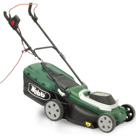 Webb Supreme Electric Rotary Lawnmower with Rear Roller 40cm / 1800w