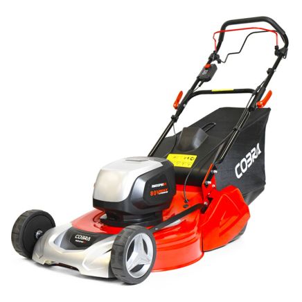 Cobra RM51SP80VX Cordless Rear Roller Lawnmower 51cm / 80v
