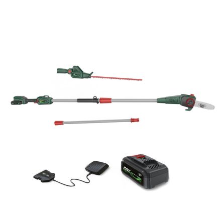 Webb Cordless Long Reach Hedge Trimmer / Pruner 20v / 50cm Kit (2ah Battery / Charger)
