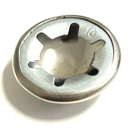 CHROME CAP STARLOCK WASHER 110-1278
