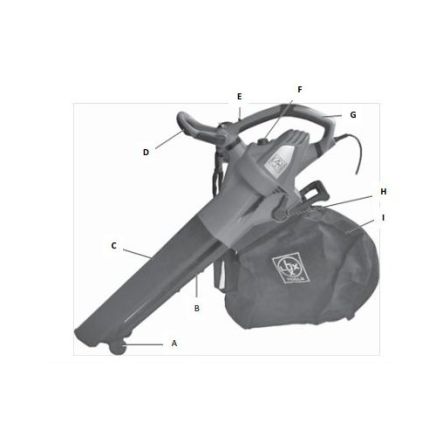 WEBB Spare Collection Bag Electric Blower Vac EBV260 / WEEV260