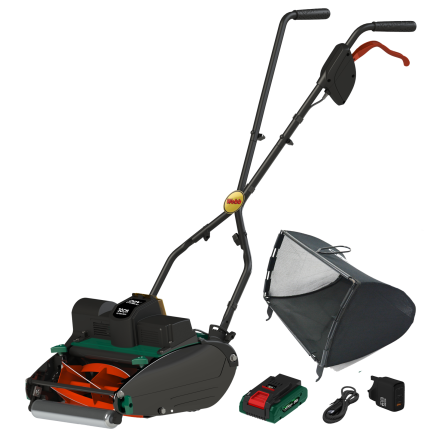 Webb 20v Cordless Cylinder Mower c/w 4ah Battery / Charger