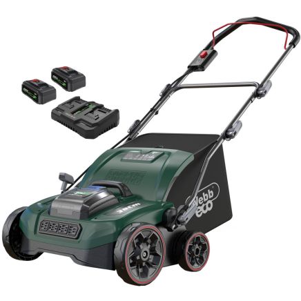 Webb 40v Cordless Scarifier Rake 38cm KIT - (2 x 20v) 4ah Batteries / Charger