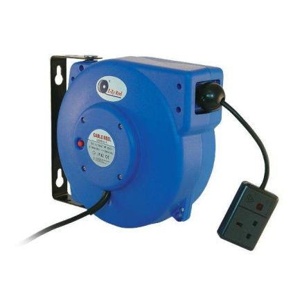 Redashe Reelworks C605 15m Spring Rewind Power Cable Reel