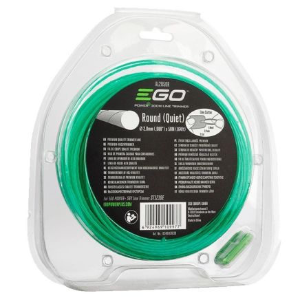 EGO AL2050R 50m x 2.0mm Round Trimmer Line with Cutter for ST1210E