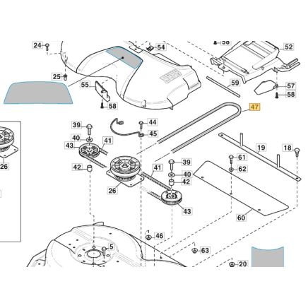1134-9241-01 Stiga Deck Drive Belt 35061518/0 [2WD PARK 95CD]