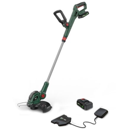Webb Cordless Grass Trimmer Edger 20v / 25cm Kit (2ah Battery / Charger)