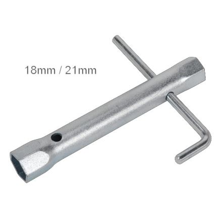 Universal Double End Long Reach Spark Plug Spanner 18mm / 21mm