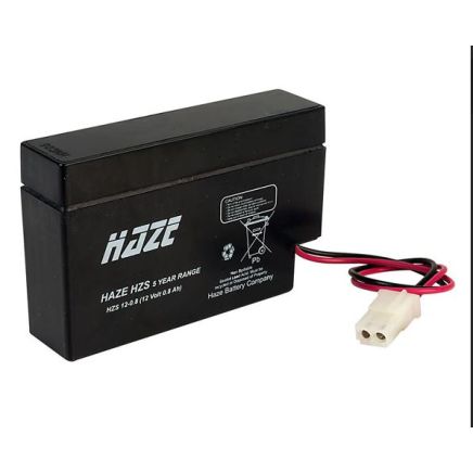 UNIVERSAL BATTERY 12v 0.8Ah 96 x 25 x 62 (LxWxH mm) T1 HZS12-0.8