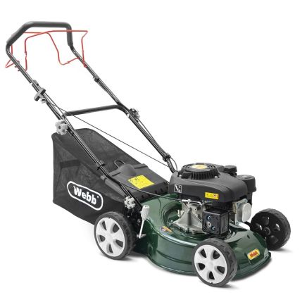 Webb R410SP Classic Self Propelled Petrol Rotary Lawnmower 41cm / 132cc