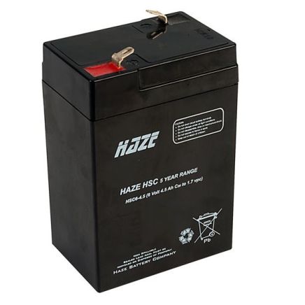 UNIVERSAL BATTERY 6v 4.5Ah 70 x 47 x 101 (LxWxH mm) T1 HSC06-4.5