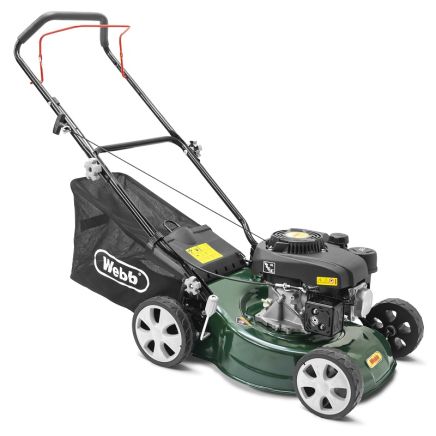 Webb R410HP Classic Petrol Push Rotary Lawnmower 41cm / 132cc