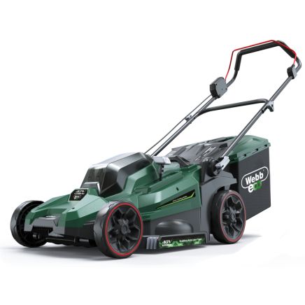 Webb Cordless Rotary Lawnmower 40v / 43cm Kit (2 x 4ah Battery / Charger)
