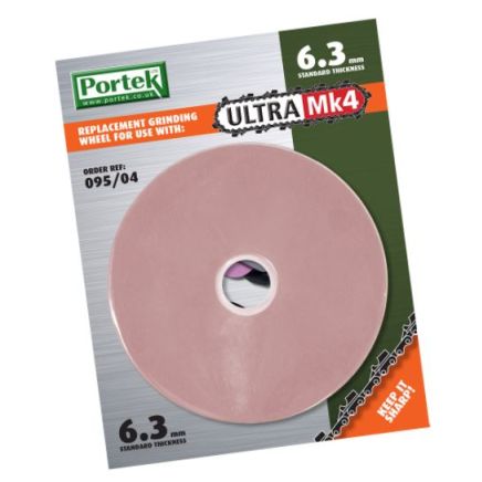 Portek 6.3mm Grinding Wheel for Portek Ultra Mk3 Mk4 Chainsaw Sharpeners