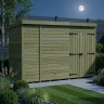 10 x 4 Pent Shed Double Door, No Windows 10 x 4 Pent Shed Double Door, No Windows