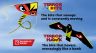 Portek Terror Kite + Terror Hawk Bird Scarer Kit