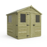 4 x 10 Apex Security Shed 4 x 10 Apex Security Shed