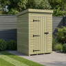 4 x 4 Pent Shed Single Door, No Windows 4 x 4 Pent Shed Single Door, No Windows