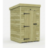4 x 4 Pent Shed Single Door, With Windows 4 x 4 Pent Shed Single Door, With Windows