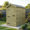 4 x 5 Apex Shed Single Door, No Windows 4 x 5 Apex Shed Single Door, No Windows