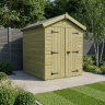 4 x 6 Apex Shed Double Door, No Windows 4 x 6 Apex Shed Double Door, No Windows